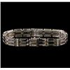 Image 2 : 14KT White Gold 0.58 ctw Diamond Bracelet