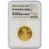 Image 1 : 2010-W NGC PF 70 Ultra Cameo $25 American Eagle Gold Coin