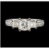 Image 2 : 1.51 ctw Diamond Ring - 14KT White Gold