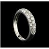 Image 4 : 0.55 ctw Diamond Ring - Platinum