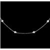 Image 1 : 14KT White Gold 0.99 ctw Diamond Necklace