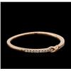 Image 1 : 0.05 ctw Diamond Ring - 14KT Rose Gold