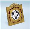 Image 1 : A French gilt bronze and enamel easel picture...