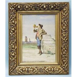 GUERRINO GUARDABASSI - 19th Century Italian S...