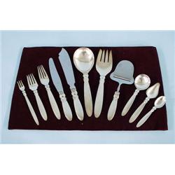 GEORG JENSEN, Denmark - A fine 90 piece sterl...