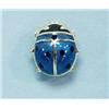 Image 1 : An unusual 14 kt. yellow gold and enamel broo...