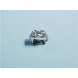 An 18 kt. white gold and diamond "Trinity" ri...