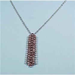 An unusual Bulgari design 18 kt. white gold,...