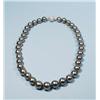Image 1 : An important 11 - 13.5 mm. Tahitian black pea...