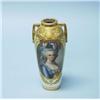 Image 1 : An early 20th century hand painted vase by Wa...