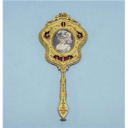 An unusual antique French Louis XV style gilt...