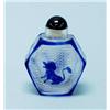 Image 1 : A good Chinese Peking glass snuff bottle with...