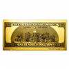 Image 2 : 1 gram 24K .999 Pure Gold Note - $100 Bill (Benjamin Franklin Design)