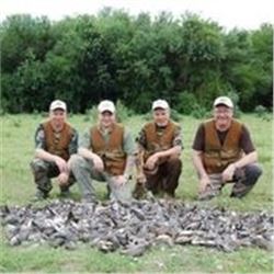 5 Days Wing Shooting Hunt in Argentina for 4 Hunters.