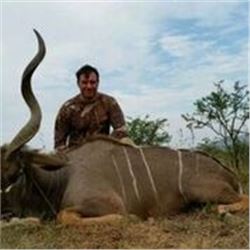 10 Days 1 Kudu & 1 Black Wildebeest Hunt in South Africa for 2 Hunters.