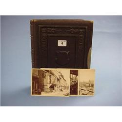 Victorian Album With Some Photographs (Clasp A/F) And 3 Postcards £40-50...