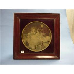 Sentimental Print In Mahogany Frame £25-40...