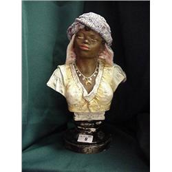 Goeldshweilder Bust Of Black Lady (Pedestal A/F) £80-100...