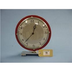 Art Deco Bakelite Mantel Clock £60-80...