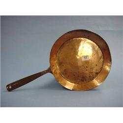 Victorian Brass Frying Pan With Steel Handle £30-40...
