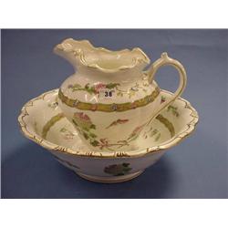 Crescent China Decorative Jug And Bowl £40-60...