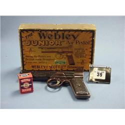 "The Webley Junior" Air Pistol In Original Box £50-80...