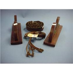Cartridge Belt And Game Carrier And 2 Wood Gun Racks £20-40...