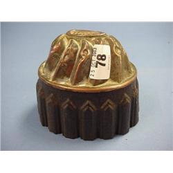 Early Tin And Copper Jelly Mould £35-50...