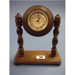 Bedroom Clock With Barley Twist Detail £20-30...