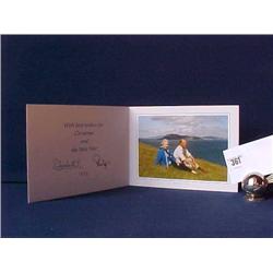 Royal Christmas Card 1996 - Elizabeth And Philip (Autopen) £60-80...