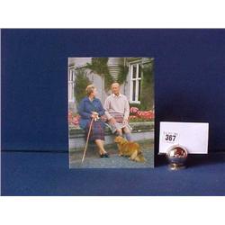 Royal Christmas Card 1990 - Elizabeth And Philip (Autopen) £60-80...