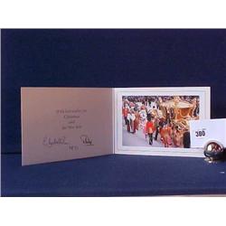Royal Christmas Card 1977 - Elizabeth And Philip (Autopen) £100-150...