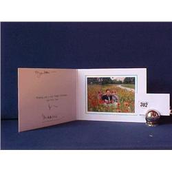Royal Christmas Card (Poppies) - Charles (Signed) £120-160...