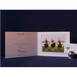 Royal Christmas Card (Polo) - Charles (Signed) £120-175...