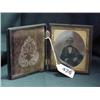 Image 1 : Early Glass Plate Photograph In Ornate Composition Case £40-50...