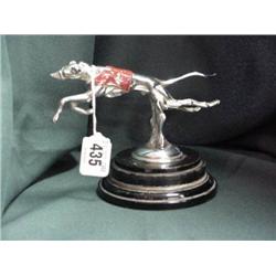 Chrome Greyhound Car Mascot "Red Coat No.1" £75-100...
