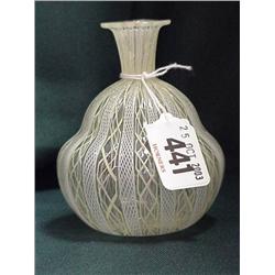 Lattice Pattern Glass Vase £25-30...