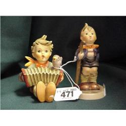 2 Goebel Figurines A/F "Boy Squeeze Boy" And "Boy With Stick" £10-15...