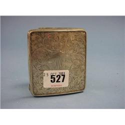 Silver Cigarette Case With Chased Decoration £15-25...