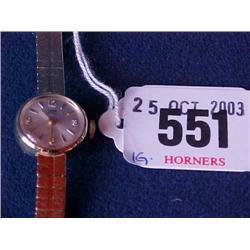 Ladies 9ct.Gold Rolex Tudor Wrist Watch On Brick Bracelet £150-175...