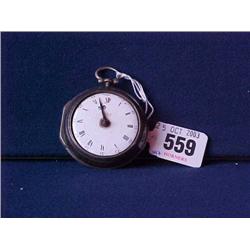 Pair Cased Verge Watch (Robert Bridges London) £130-150...