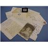 Image 1 : Autograph Pieces - Collection Late 19th And Early 20th.Cent. Free  Fronts, Clippings Of Famous An...