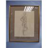 Image 1 : 2 Pencil Sketches, Study Female Nude - Monogram J.A. £40-50...