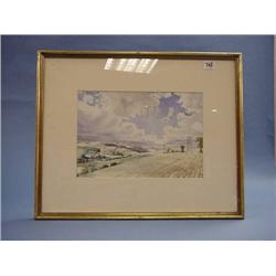 Watercolour - Landscape Dunston, Norfolk" Bearing Signature £20-30...