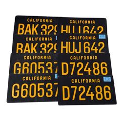 The Age of Adaline 1967 California License Plates Movie Props