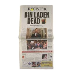 Orange County Register Bin Laden Dead Newspaper