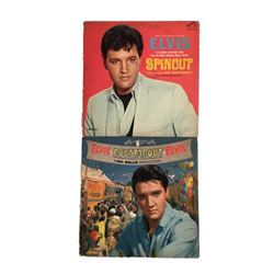 Elvis Presley Lot of Two 1960s Soundtrack Record Albums Roustabout  and Spinout