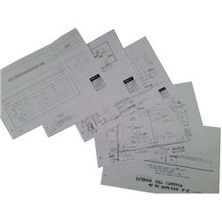 Resident Evil: Retribution Plans/Blueprints Movie Memorabilia