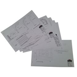 Resident Evil: Retribution Plans/Blueprints Movie Memorabilia