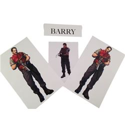 Resident Evil: Retribution Barry's (Kevin Durand) Renderings Movie Memorabilia